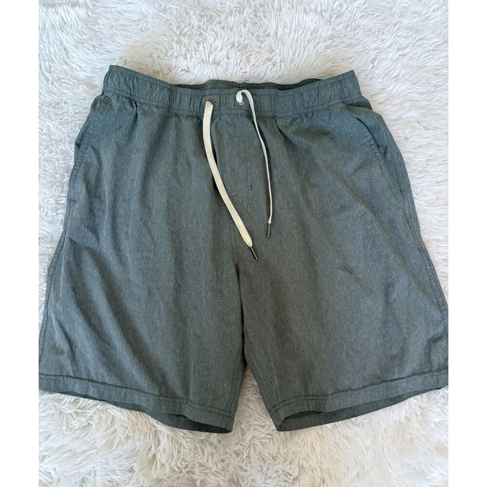 Fair Harbor Men’s XL Unlined Green/gray Activewear Shorts. Fantastic Pair